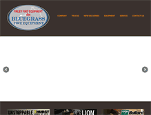 Tablet Screenshot of bluegrassfire.com